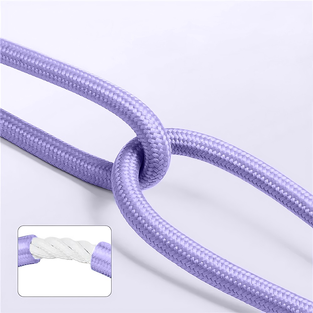 Smycz do telefonu, regulowana, fioletowa