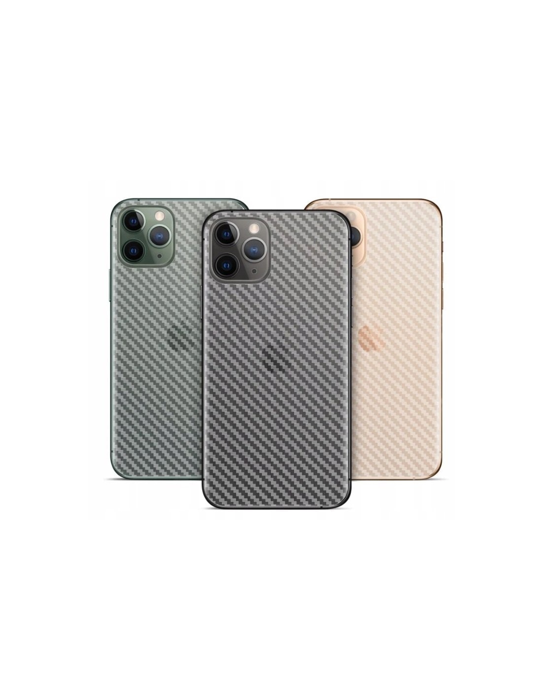 Folia karbonowa iPhone 11 Pro Max na tył nieszczerbiąca
