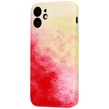 Etui do iPhone 11 Pro watercolor painting elastyczne malowane Red Art