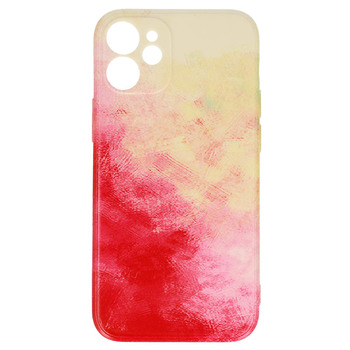 Etui do iPhone 11 Pro watercolor painting elastyczne malowane Red Art