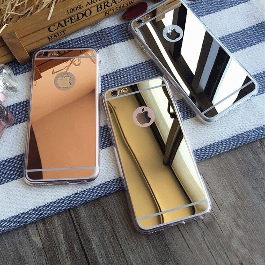 Etui MIRROR 5 5s 5se miękka obudowa LUSTRO mirror kejs Iphone 5 5s 5se – ZŁOTY