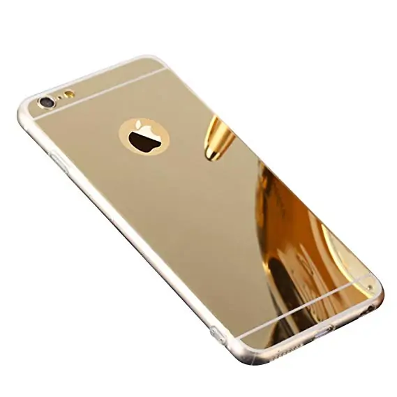 Etui MIRROR 5 5s 5se miękka obudowa LUSTRO mirror kejs Iphone 5 5s 5se – ZŁOTY