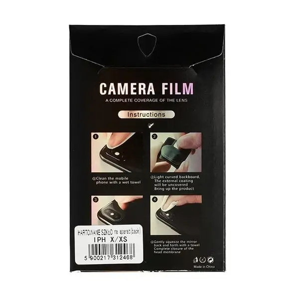 Szkło hartowane na aparat do iPhone X/XS