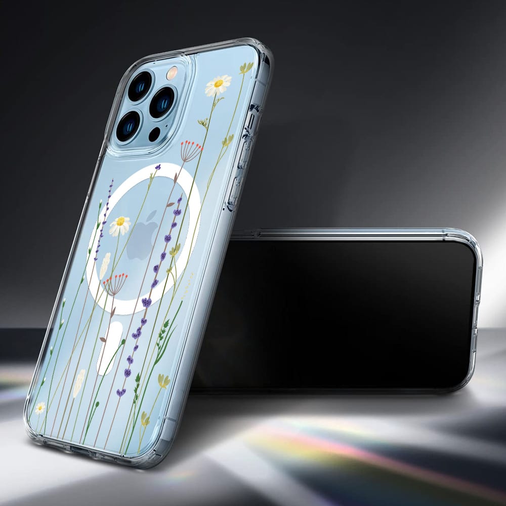 Etui do iPhone 13 Pro MagSafe wiosenne kwiaty