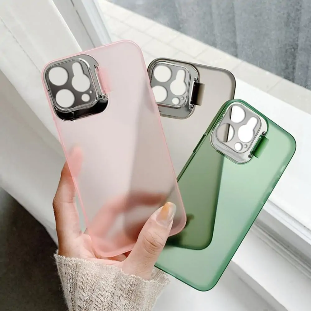 Etui do iPhone 12 Pro SmartDevil matowe czarne z metalową klapką na obiektyw