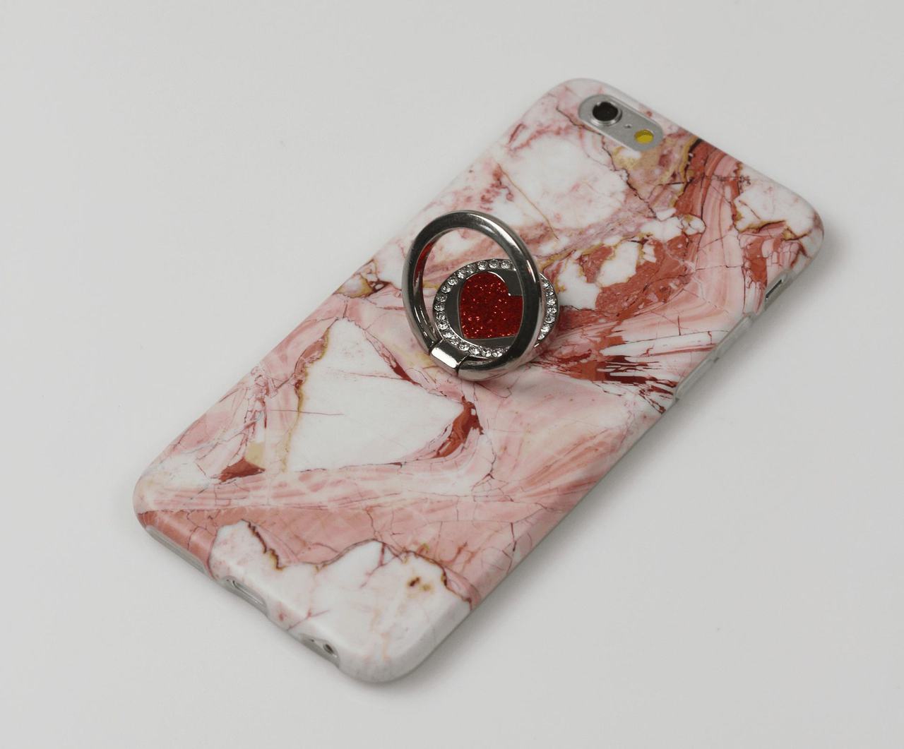 Uchwyt magnetyczny selfie ring podstawka do telefonu 2 in1, grafitowy