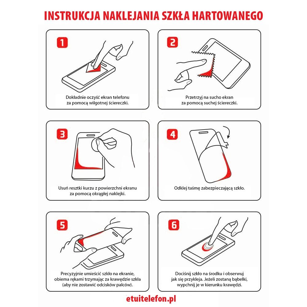 Szkło hartowane wzmacniane 9H na ekran do iPhone 13 Mini