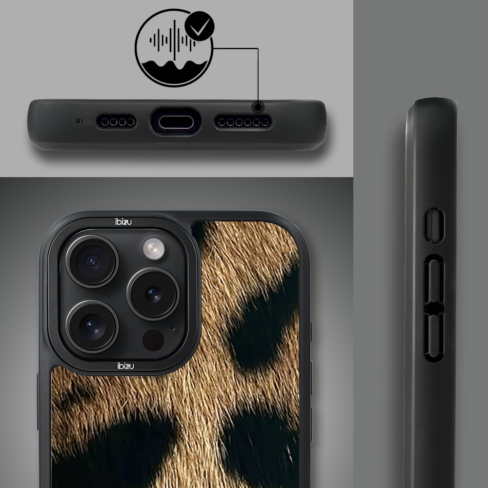 Etui do iPhone 14 Pro IBIZU DropGuard Matt z MagSafe, Zew Natury, Lampart