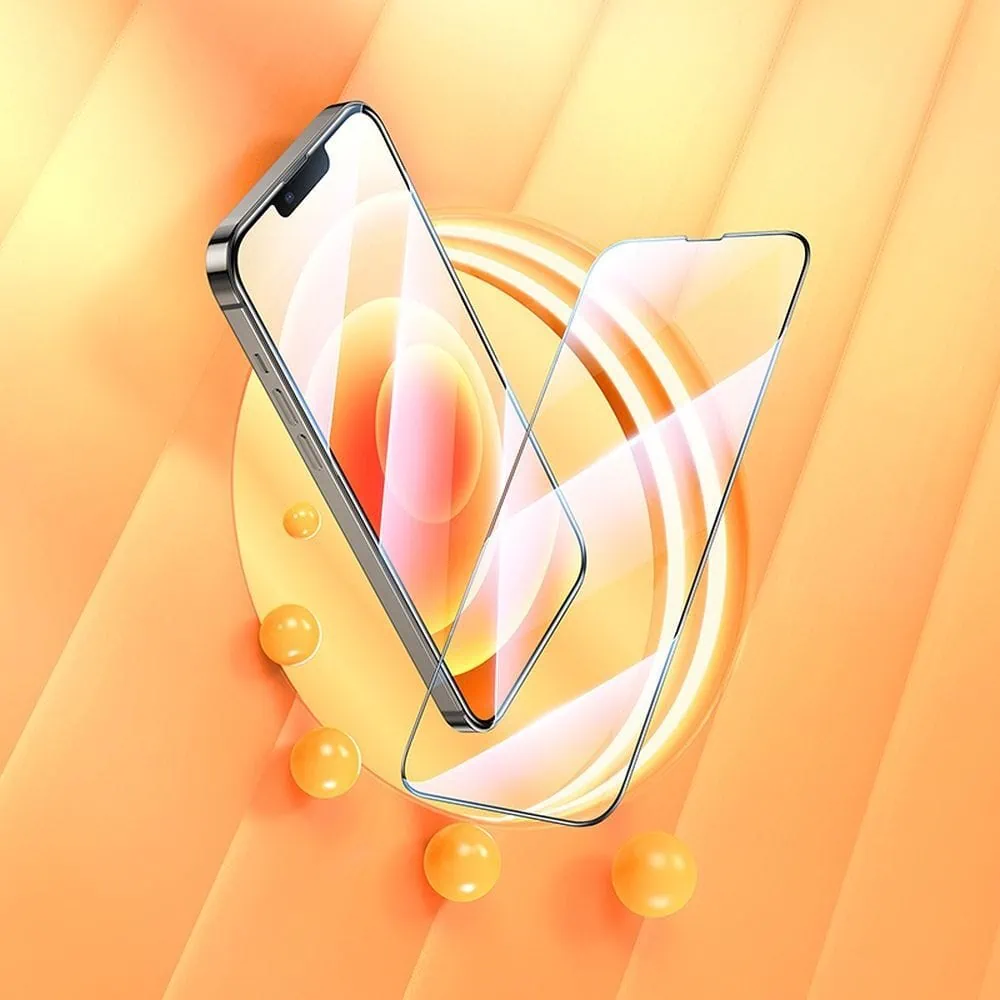 Szkło hartowane na cały ekran 5D z ramką bardzo wytrzymałe do iPhone 12 Pro