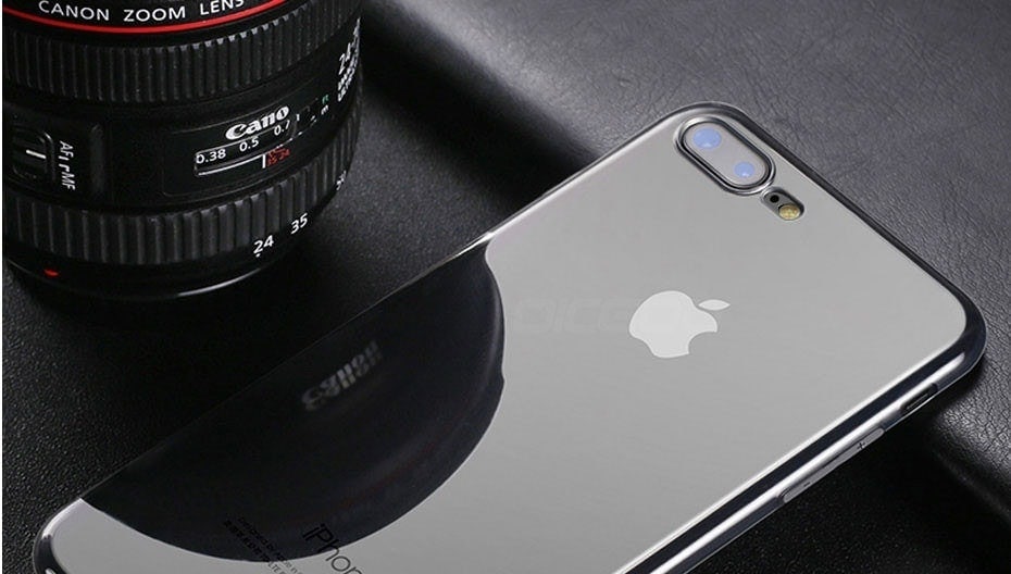 Etui do iPhone SE2022/SE2020/8/7 silikonowe przeźroczyste miękkie