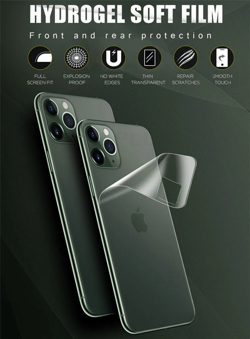 Folia hydrożelowa iPhone 11 Pro na tył nieszczerbiąca