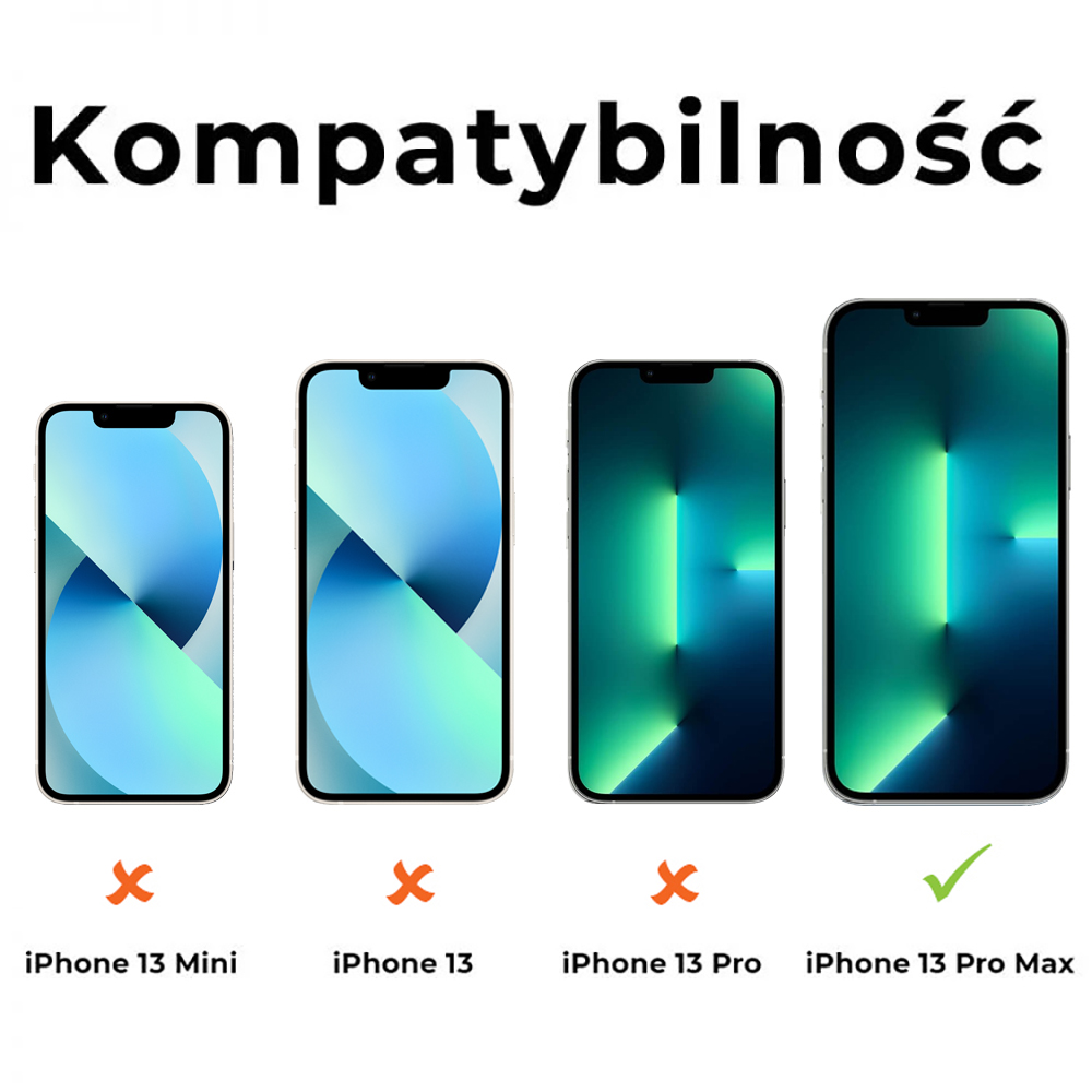 Szkło hybrydowe z powłoką polimerową do iPhone 13 Pro Max