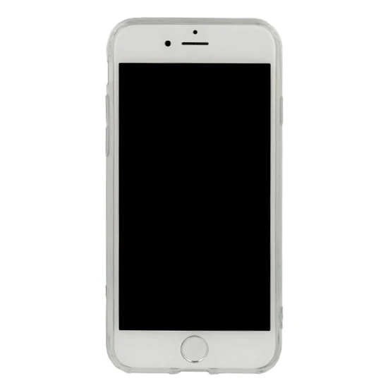 Etui do iPhone X/XS silikonowe przeźroczyste z płynnym złotym brokatem