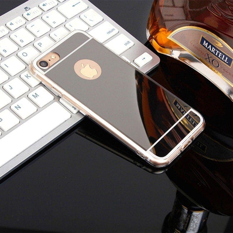 Etui MIRROR 5 5s 5se miękka obudowa LUSTRO mirror kejs Iphone 5 5s 5se – ZŁOTY