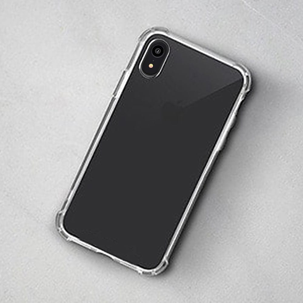 Przeźroczyste etui pancerne anti-shock wzmocnione krawędzie do iPhone XR