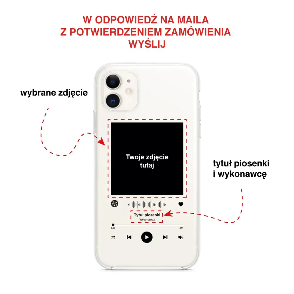 Etui do iPhone 11 z własnym zdjęciem, upominek