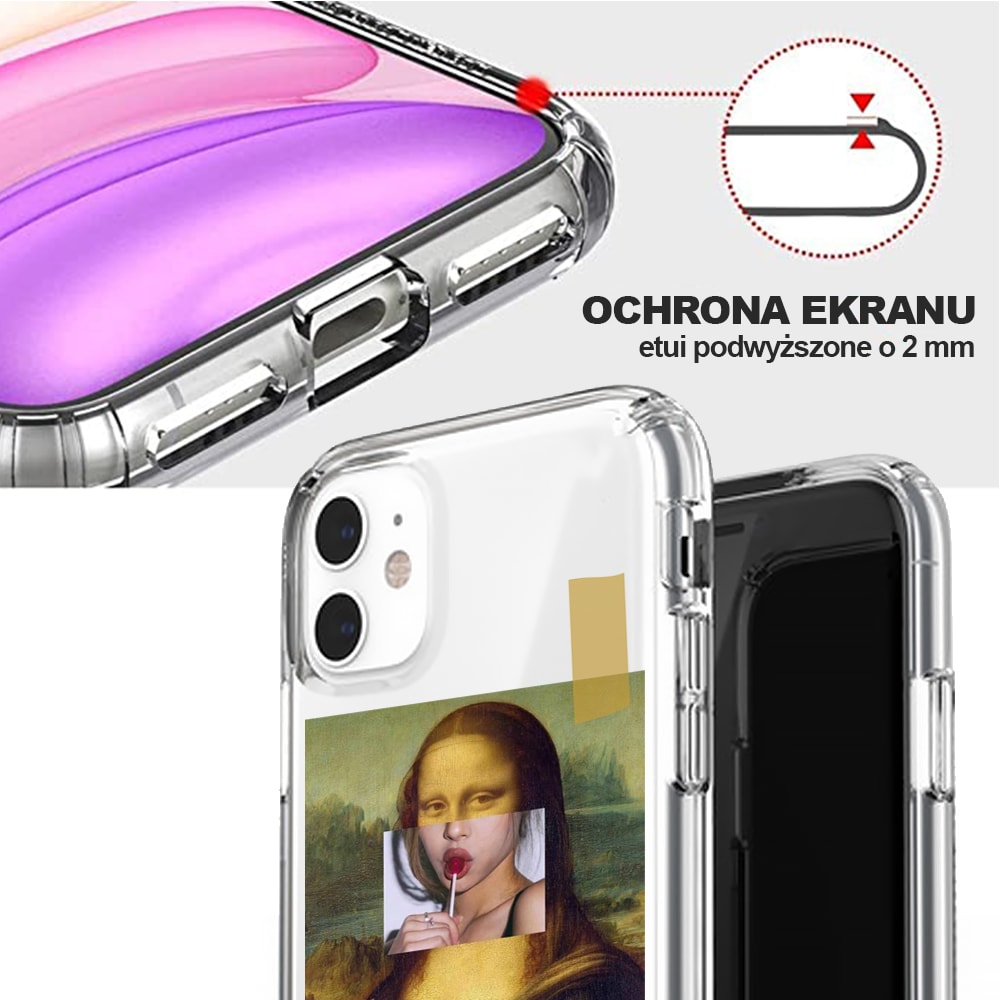 Etui do iPhone 11 z nadrukiem Mona Lisa