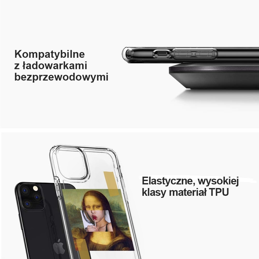 Etui do iPhone 11 z nadrukiem Mona Lisa