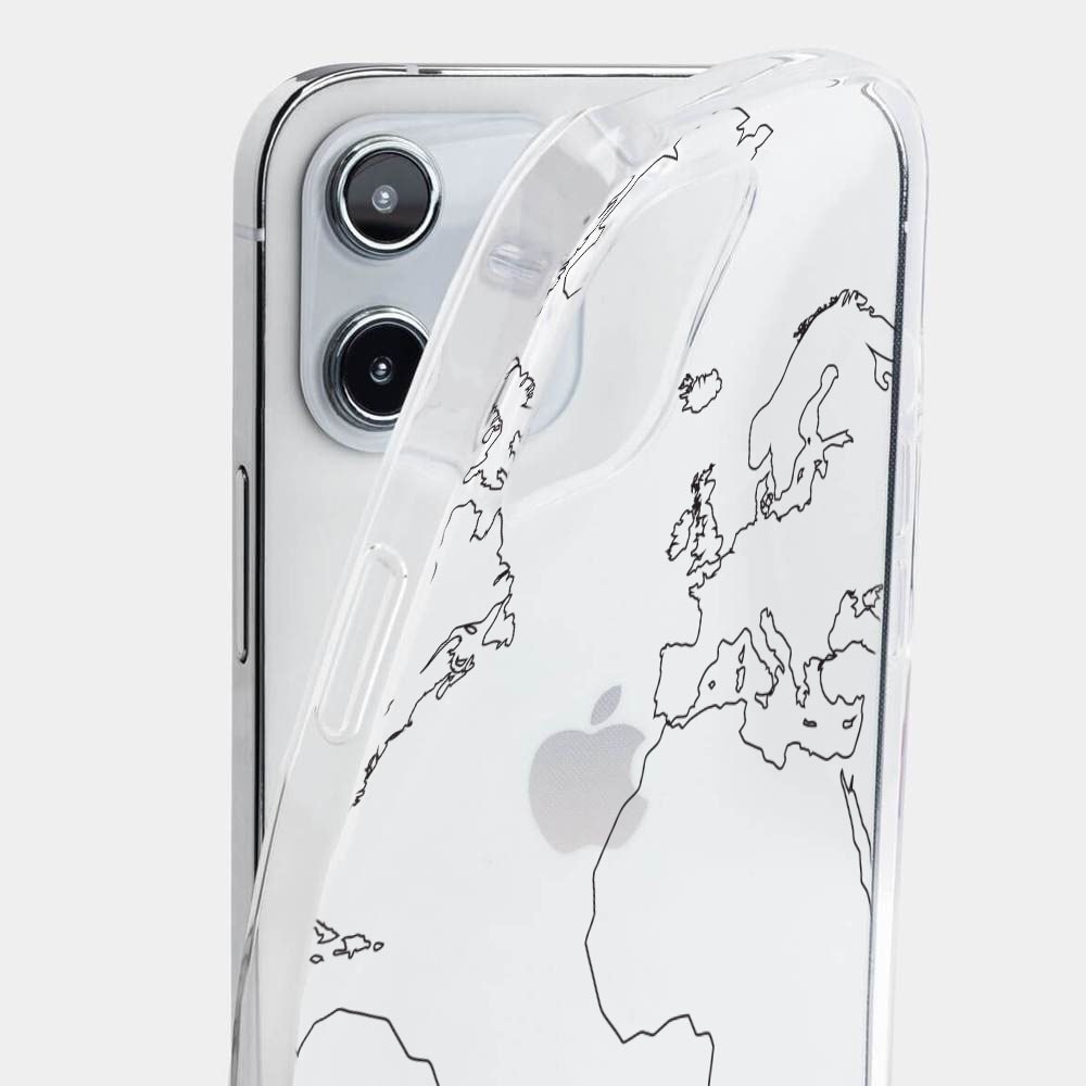 Etui do iPhone 12 z nadrukiem dookoła świata