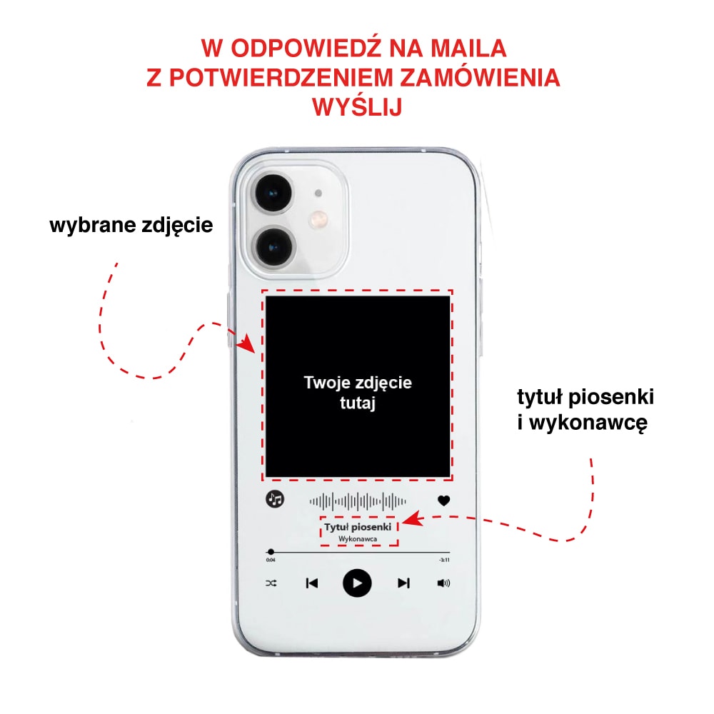 Etui do iPhone 12 z własnym zdjęciem, upominek