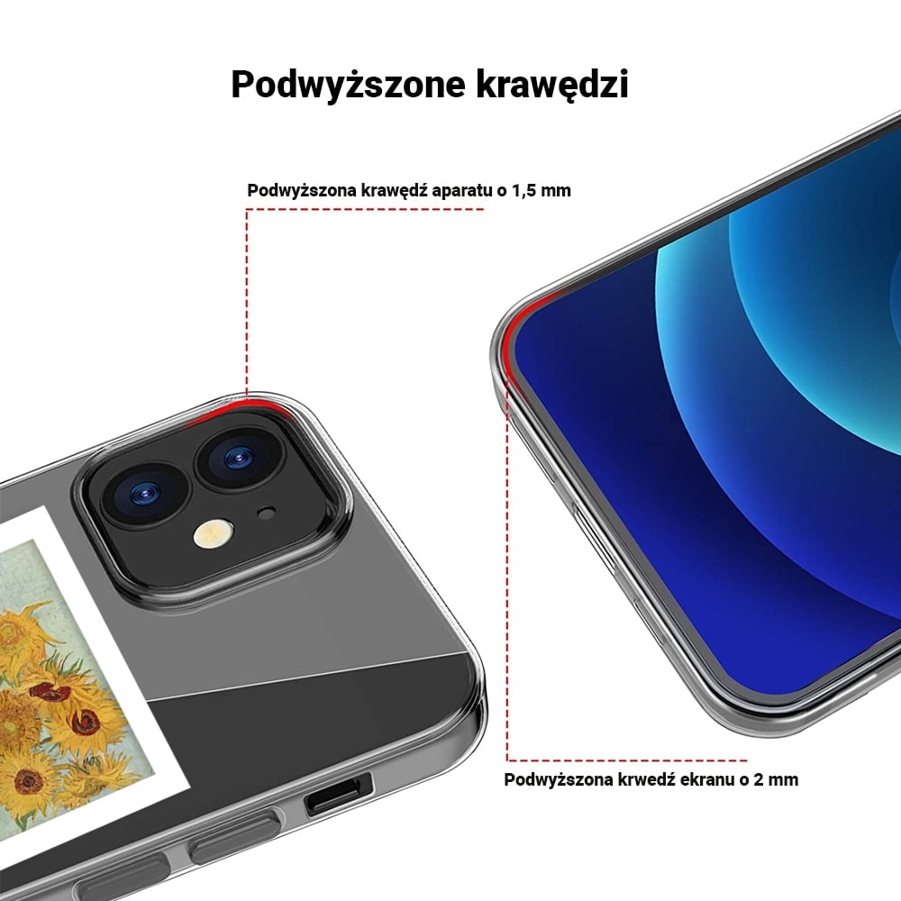 Etui do iPhone 12 z nadrukiem Van Gogh