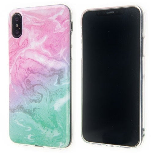 Etui do iPhone X/XS ochronne, kolorowe ombre