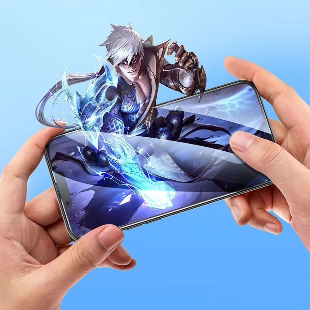 Szkło hartowane na cały ekran 5D z ramką bardzo wytrzymałe do iPhone 14 Pro