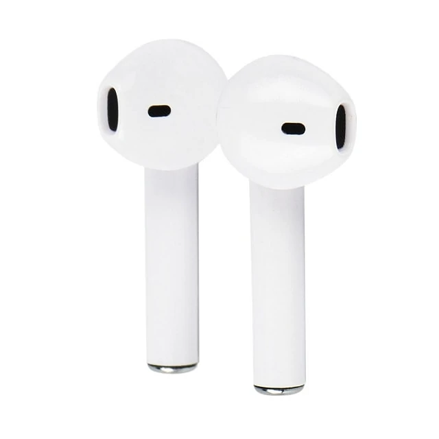 Słuchawki sportowe douszne z Bluetooth i pudełkiem ładującym – kolor biały