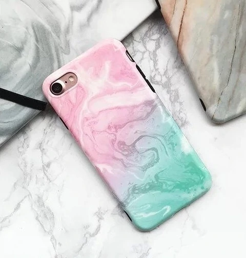 Etui do iPhone X/XS ochronne, kolorowe ombre