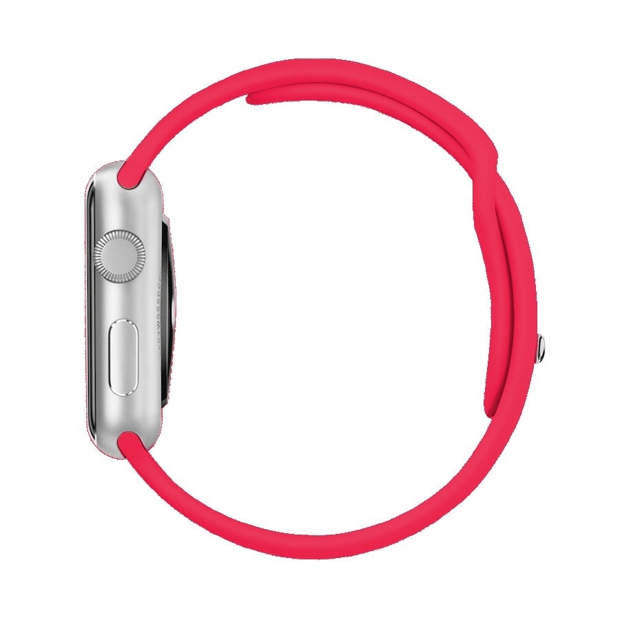Sportowy pasek silikonowy do zegarka Apple Watch Series 3-9 / SE 38/40/41mm – kolor różowy