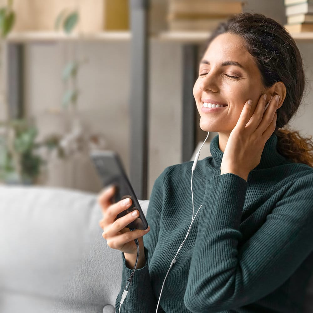 Adapter lightning – audio jack słuchawki MFi z funkcją rozmów