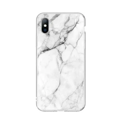 Etui do iPhone SE2022/SE2020/8/7 marmurkowe białe stylowe