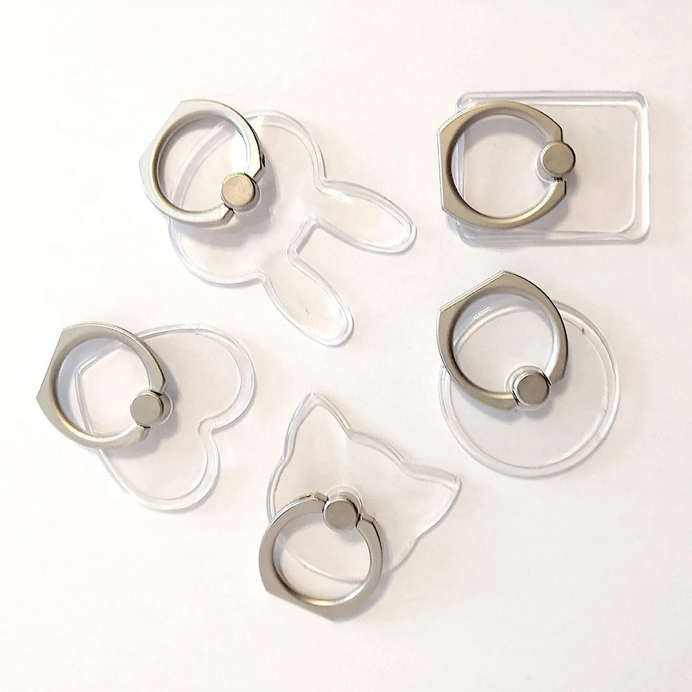 Uchwyt ring selfie podstawka do telefonu 2 w 1 kotek