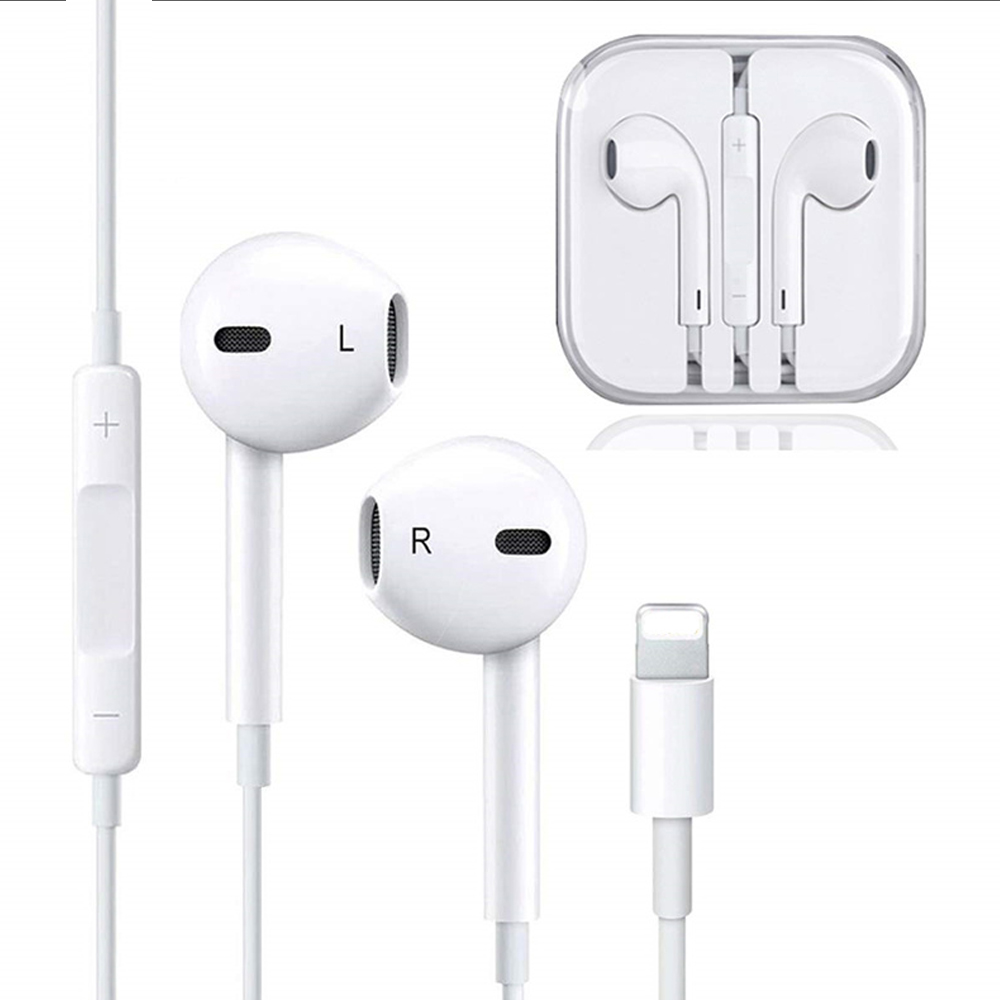 Słuchawki do iPhone 7/7Plus/8/8Plus/ XS/XR/SE/11/12/13/14 premium MEGA BASS