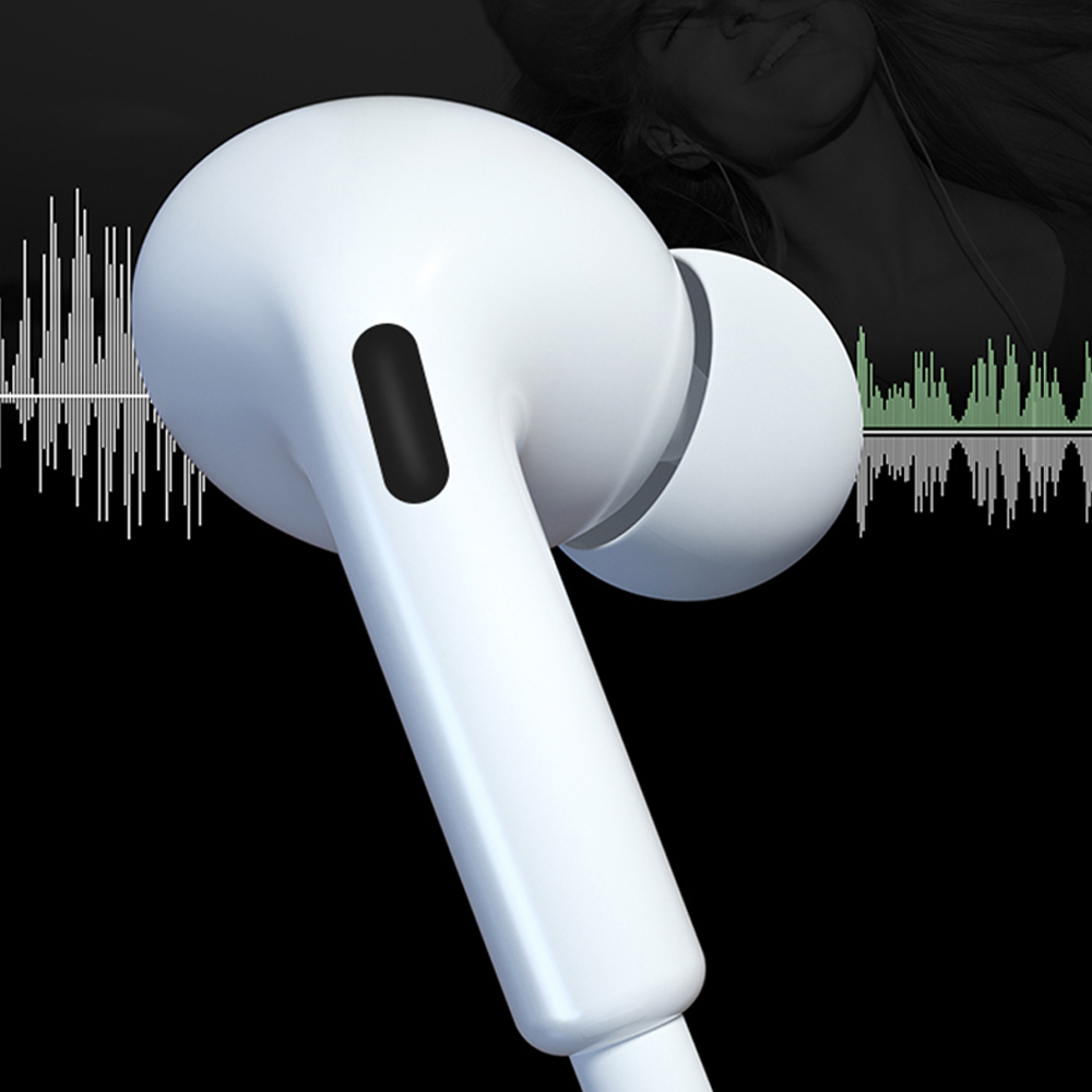 Słuchawki Lightning do iPhone dokanałowe z możliwością równoczesnego ładowania telefonu