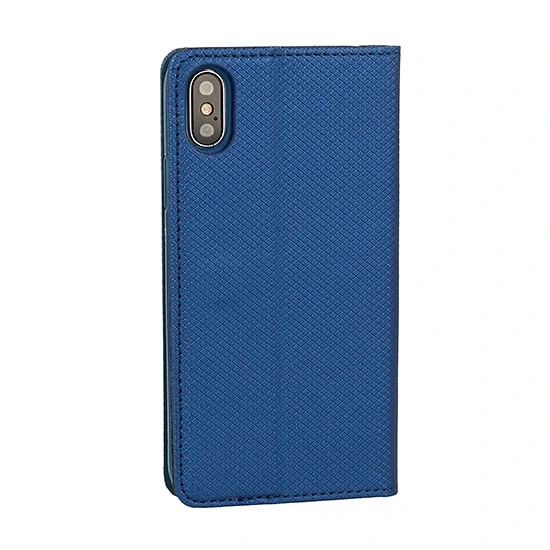 Etui do iPhone 12 Mini eleganckie klasyczne, granatowe