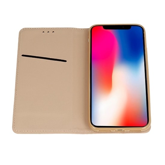 Stylowa skórzana obudowa do IPhone 11 Pro Max złota