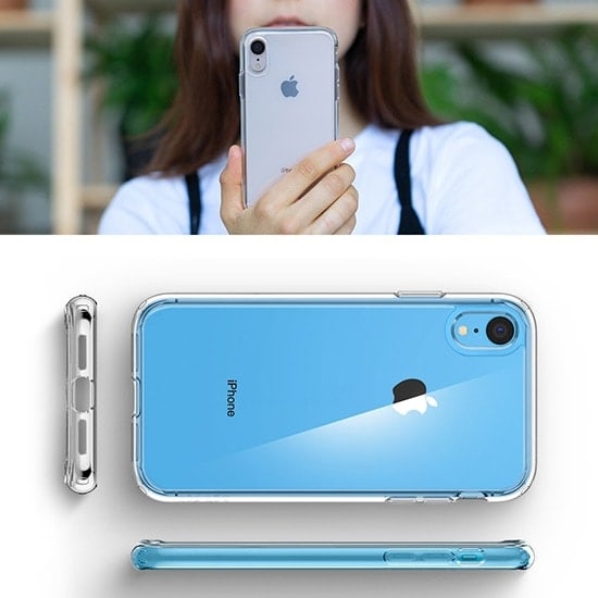 Przezroczyte etui silikonowe do iPhone XR