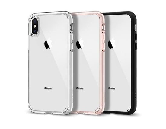 Etui do iPhone X/XS przeźroczyste silikonowe ochronne