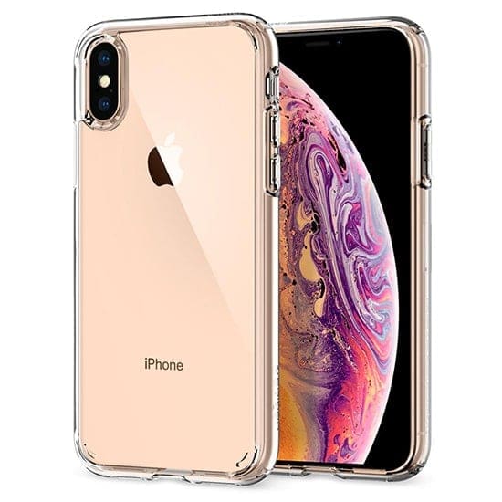 Etui do iPhone X/XS przeźroczyste silikonowe ochronne