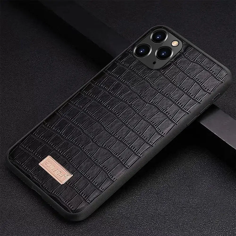 Etui do iPhone 11 Pro Crocodile eleganckie SULADA oryginal