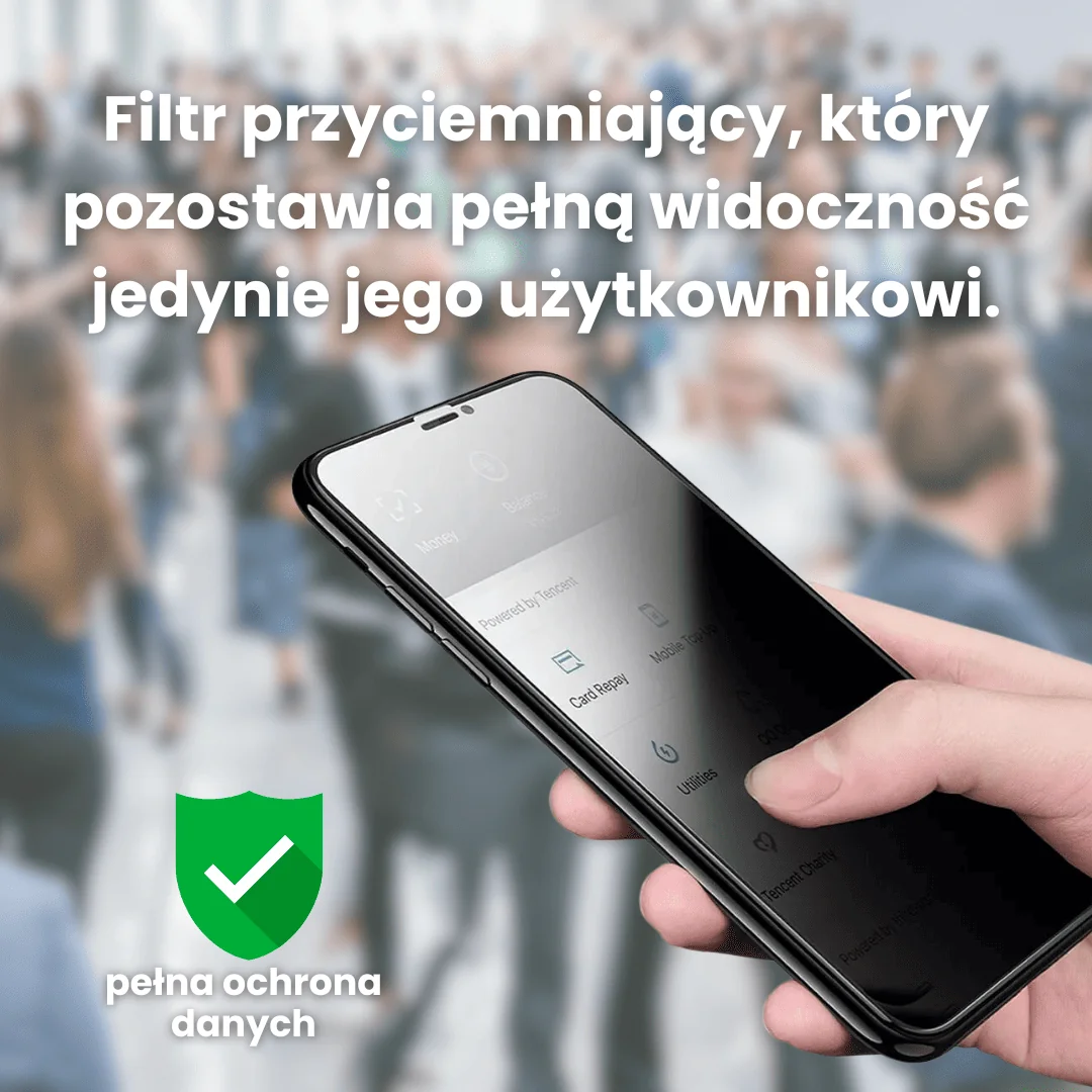 Szkło hartowane 5D z filtrem przyciemniającym Privacy do iPhone 14 Pro Max