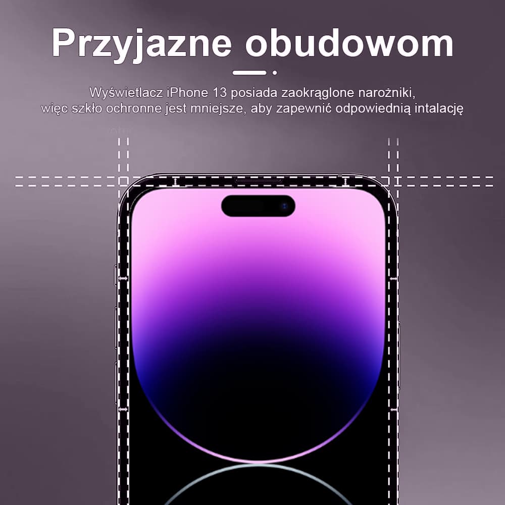 Szkło hartowane wzmacniane 9H na ekran do iPhone 14 Pro Max