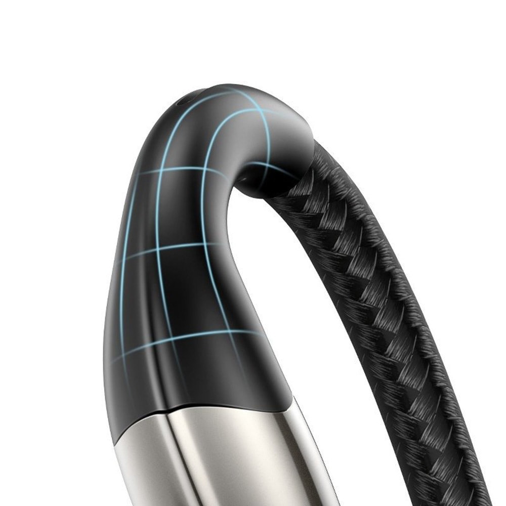 Kabel USB – Lightning do szybkiego ładowania PD QC do iPhone SE/X/11/12/13/14 – 1 metr, czarny