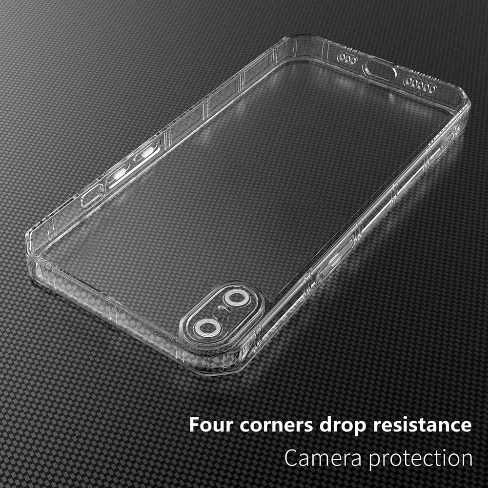 Etui do iPhone X/XS Camera Armor z osłoną aparatu, przeźroczyste pancerne