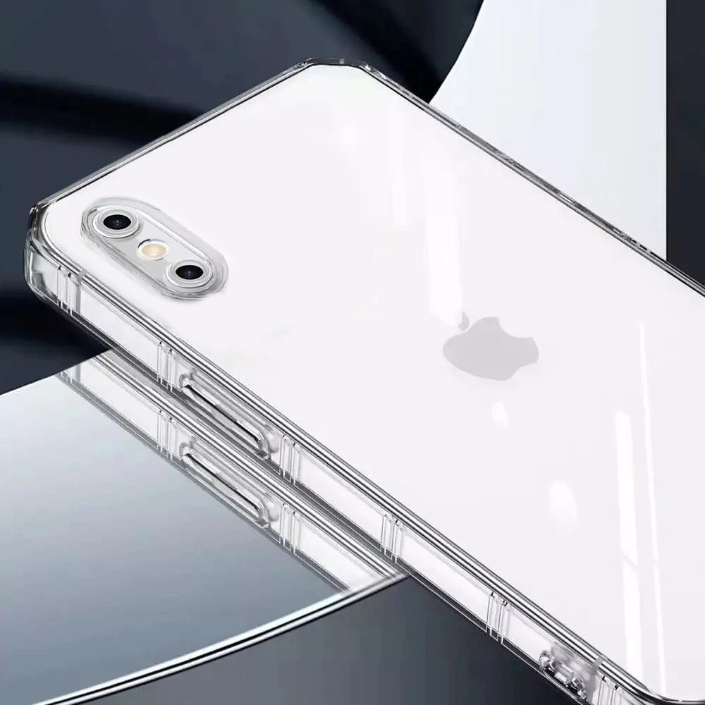 Etui do iPhone X/XS Camera Armor z osłoną aparatu, przeźroczyste pancerne