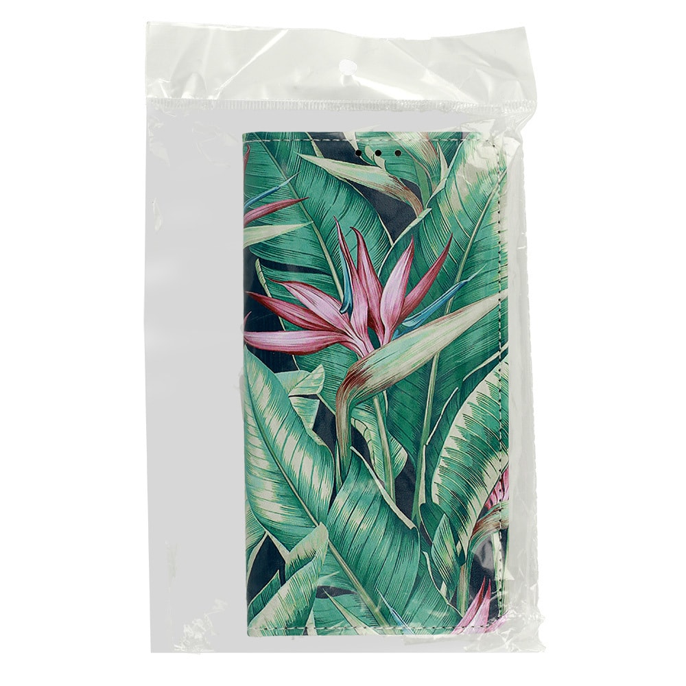 Etui do iPhone 13 Mini eleganckie stylowe delikatne kwiaty na zielonym tle