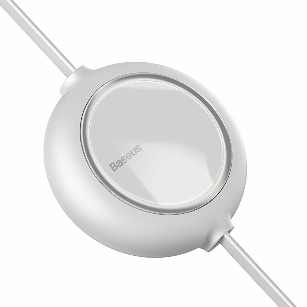 Kabel 3w1 USB – na micro USB, Lightning, USB Typ C, 1.2 metra, biały