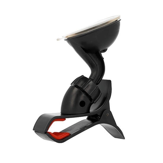 Uchwyt samochodowy uniwersalny czarny z klipsem