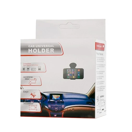 Uchwyt samochodowy uniwersalny czarny z klipsem